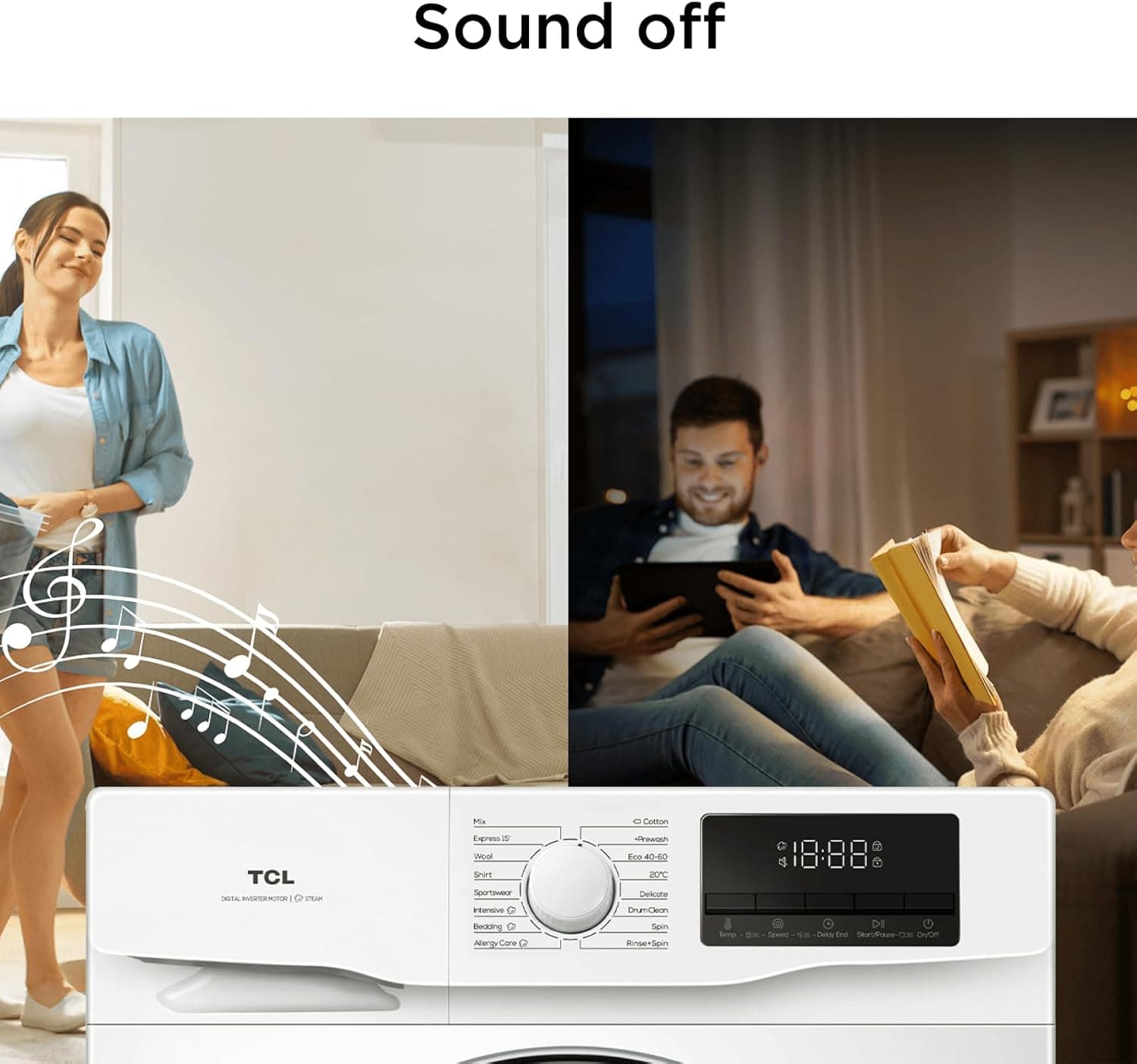 TCL 6kg Ultra Slim Front Load Washer image 4